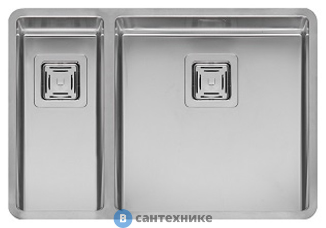 Кухонная мойка Reginox Texas 18x40+40x40 LUX 3,5" L