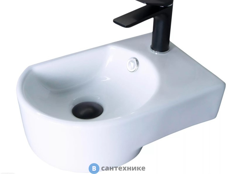 Раковина подвесная GID-ceramic N9273L белый (410х270х140)