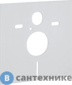 Звукоизолирующая прокладка Geberit 156.050.00.1 для инсталляции, ширина, мм-400, высота, мм-420, материал-пенополистирол, чёрный