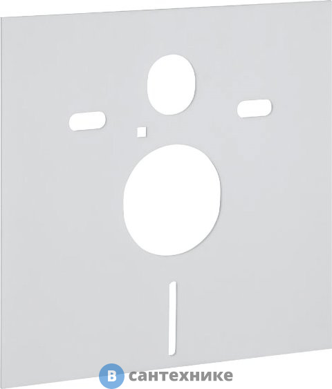 Звукоизолирующая прокладка Geberit 156.050.00.1 для инсталляции, ширина, мм-400, высота, мм-420, материал-пенополистирол, чёрный