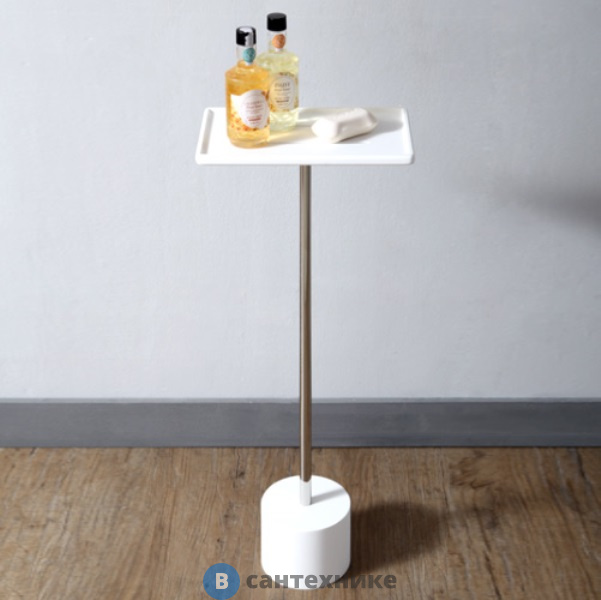 Стойка ABBER Stein AS1635 для ванной комнаты, белая матовая