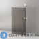 картинка Душевая перегородка Cezares LIBERTA-L-2-90-GR-Cr с возможностью двустороннего входа, стекло графит, профиль хром, 900x1950 мм
