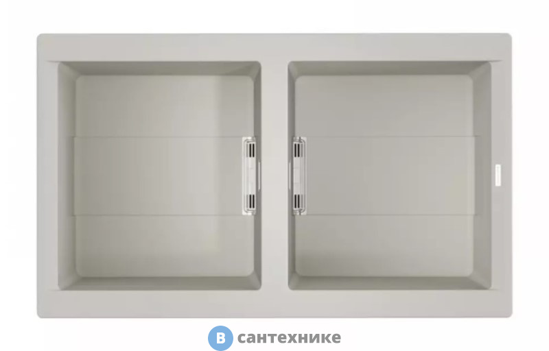 Кухонная мойка OMOIKIRI Banzen 86-2-WH белый (4993317)