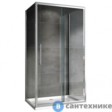 картинка Душевой уголок ABBER Schwarzer Diamant AG30130H-S60-S60 130*60*195, без поддона