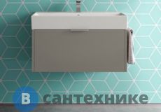 Тумба с раковиной Sturm Normal 60х45х46 см тёмно-бежевый глянцевый (B3L164 BA003 + SIP)