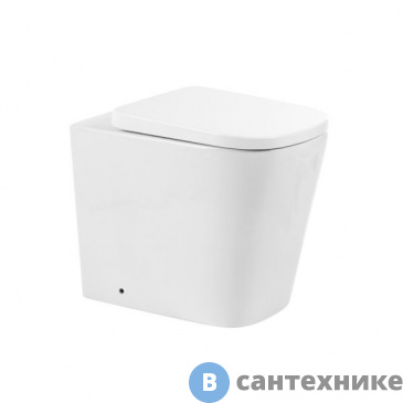 картинка Унитаз BelBagno ALBANO BB120CBR приставной, безободковый, без сиденья