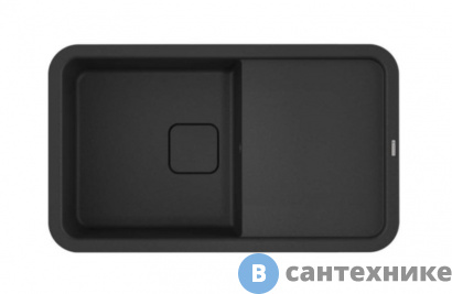 картинка Кухонная мойка OMOIKIRI Tasogare-86-BL/черный (4993469)