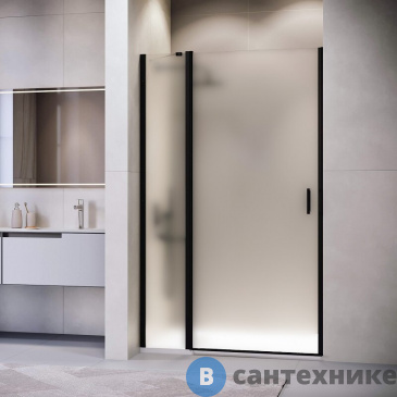 картинка Душевая дверь RGW LE-004B 110*195 чёрный/ матовое (351200411-24)