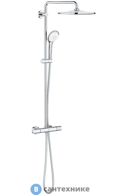 Душевая стойка Grohe Euphoria XXL 26075001 с термостатом для душа (хром)
