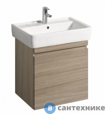 картинка Тумба под раковину Keramag 869652000 RENOVA NR.1 PLAN /57,6х58,6х43,8/ (светлый вяз)