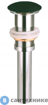 картинка Донный клапан Ceramica Nova CN2000MB с керамической накладкой (цвет Чёрный Матовый)