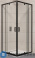 картинка Душевой уголок RGW PA-038B чёрный/Прозрачное/6 мм 90-100*90-100*19 (350803899-14), без поддона