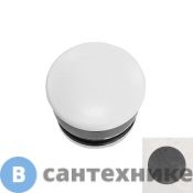 Донный клапан GLOBO для раковины, click-clack, с керамической крышкой, Peperino grigio (FI012PG)