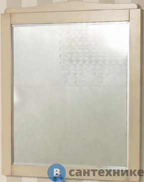 картинка Зеркало BelBagno BB01S/PBA 860x1020 Bianco Antico