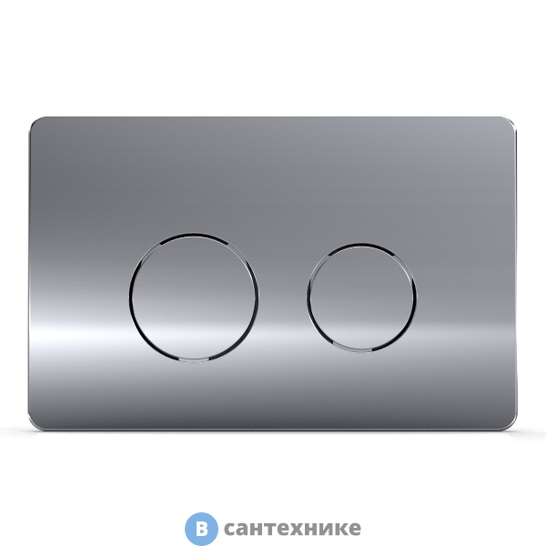 Клавиша смыва AZARIO хром глянцевая (круглая) (AZ-8200-0084/AZ-P57-0120)