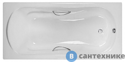 картинка Чугунная ванна CASTALIA VENERA 170х80 с ручками (без ножек)
