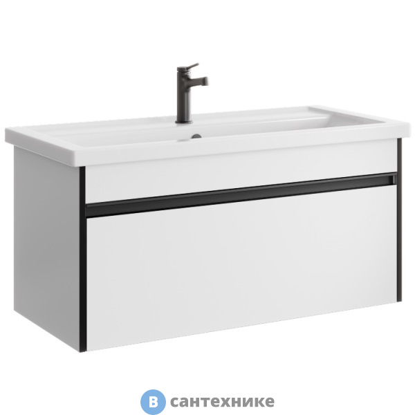 Тумба под раковину Aqwella URBAN 101,5 URB0110W (подвесная, белый)