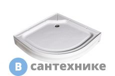 Душевой поддон WEMOR 110/110/15 C полукруг 1100*1100*150 мм (10000005550)