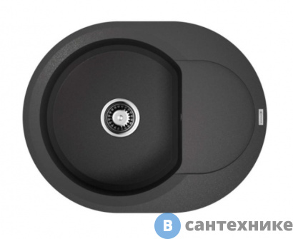 картинка Кухонная мойка OMOIKIRI Sakaime 60Е-BL черный (4993120)