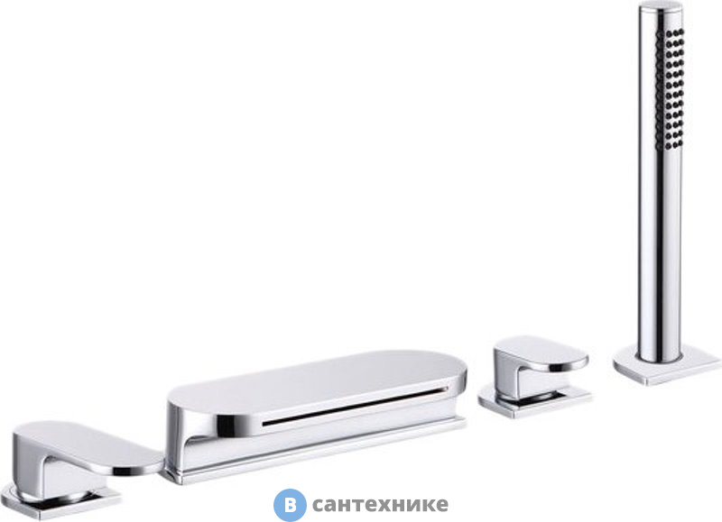 Смеситель Ravak CR 025.00 врезной каскадный для ванн (X070073)