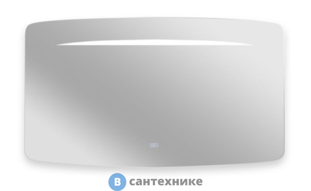 Зеркало с подсветкой Art & MAX GINA и функцией антизапотевания AM-Gin-1200-700-DS-F-H