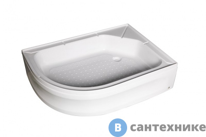 картинка Душевой поддон WEMOR 110/80/24 R асимметрия 1100*800*240 мм (10000000290)