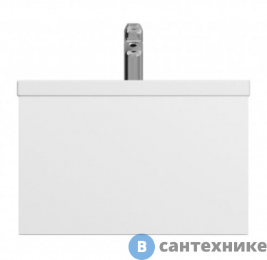 картинка Тумба под раковину AM.PM GEM M90FHX06021WG подвесная, 60 см, 1 ящик push-to-open, белый, глянец