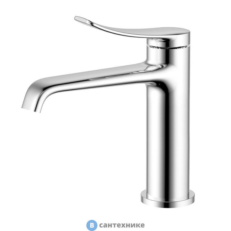 Смеситель AZARIO ABILITY AZ-VQR168331С для раковины без донного клапана, хром