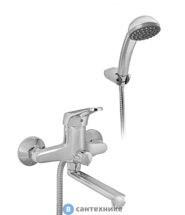 Смеситель Paini 06CR112LM FORTIS для ванны с акс., хром
