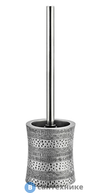 Щетка для унитаза WasserKRAFT Salm K-7627 металл, хромоникелевое покрытие, полирезин