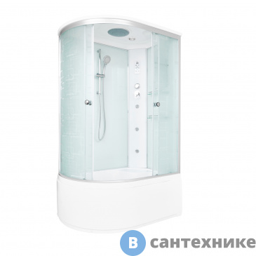 картинка Душевая кабина DTO EM4512R с гидромассажем и электрикой