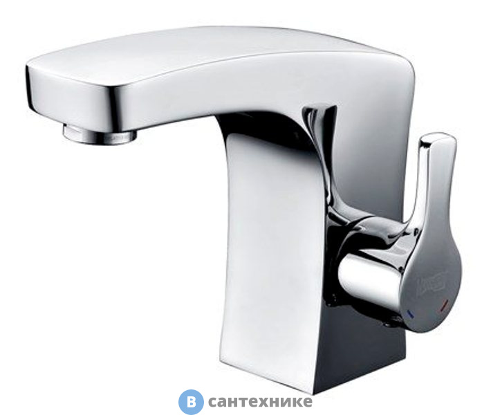 Смеситель WasserKRAFT Berkel 4803 для раковины латунь, хромоникелевое покрытие