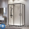 картинка Душевой уголок RGW PA-246-B 80*120*195 чёрный/ прозрачное (030824682-14), без поддона