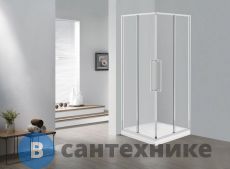 Душевое ограждение ESBANO ESS-100KV-C хром