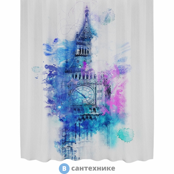 Шторка WasserKRAFT Lossa SC-81103 для ванной