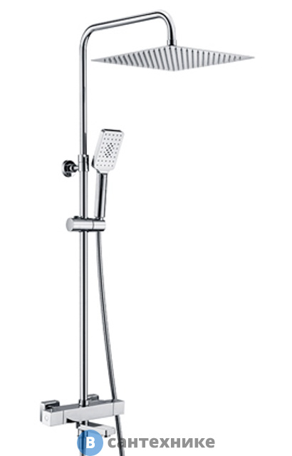 Душевая стойка WasserKRAFT A19901 Thermo с термостатическим смесителем