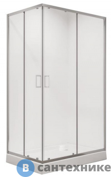 картинка Душевое ограждение Niagara NG-6681-08 (100*80*195) прямоугольник, двери раздвижные, без поддона