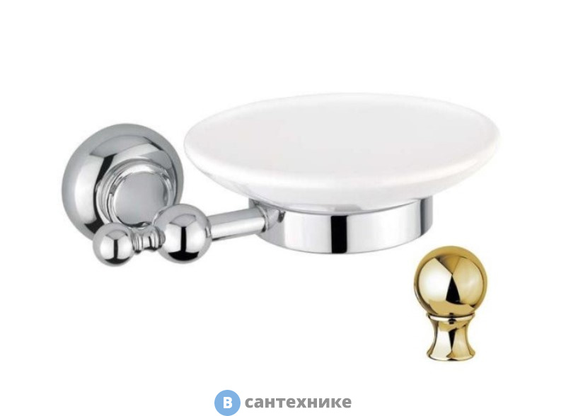 Мыльница Cezares APHRODITE-SODS-03/24-M подвесная, золото