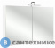 картинка Шкаф зеркальный Jacob Delafon EB787RU-N18 2 стек. полки, гал. подсветка, розетка, выкл /105x14,3x65/ (белый)