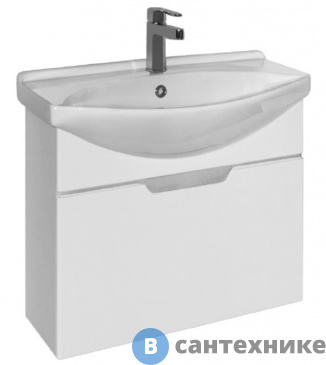 картинка Тумба под раковину Dreja Laguna 65, белая (99.0101)