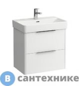 Тумба под раковину Laufen Val подвесная, 635х390х530 мм, с 2 ящиками, белый матовый (4.0231.2.110.260.1)