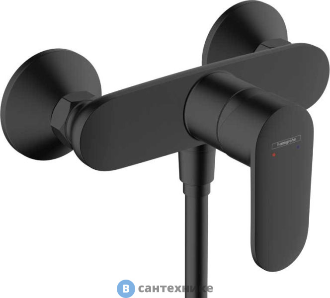 Смеситель Hansgrohe 71640670 Vernis Bl для душа, чёрный матовый