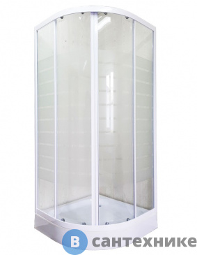 картинка Душевой уголок Luxus L017 ANTA, с поддоном (800х800х2000)