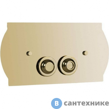 картинка Кнопка для смыва Boheme 652 для инсталляции, латунь gold