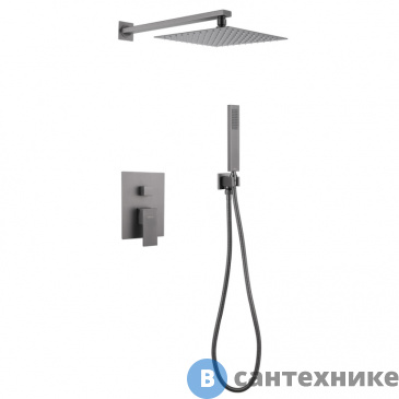 картинка Душевая система ABBER Daheim AF8219NG скрытого монтажа без излива, никель