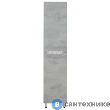 картинка Пенал Loranto Florena 360 левый Светлый Бетон (CS00087005)