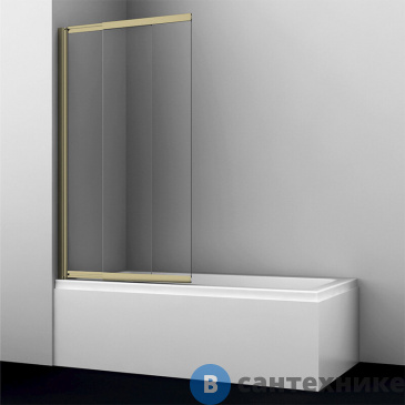 картинка Стеклянная шторка WasserKRAFT Schunter 82S02-80 на ванну