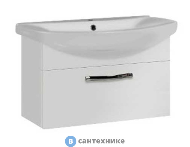 Тумба под раковину Акватон Ария 80 подвесная (1A141701AA010)