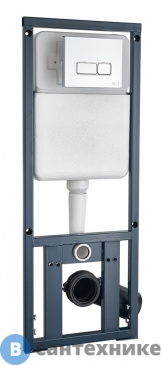 картинка Инсталляция WELTWASSER WW MARBERG 410 SE для унитаза, кнопка квадратная