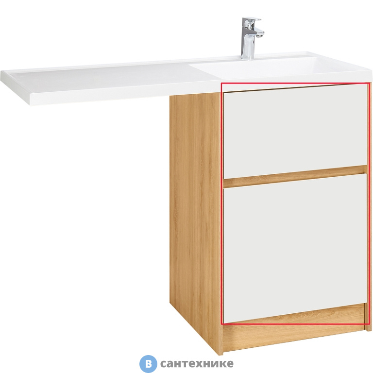 Фасады Акватон 1A274801LH010 Лондри 60 Белый